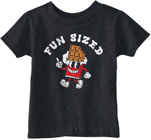 Toddler Funny T Shirts Fun Sized Candy Bar Tee for Young Kids | Funny Kids Shirts, Graphic Apparel for Toddler, Cool Food Apparel, Sarcastic, Super Soft Blend, Childrens Graphic Tees in Kuwait