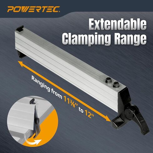 POWERTEC BS900RF Rip Fence for POWERTEC BS900 Wood Band Saw and Similar Band Saws with a Work Table Size of 11-1/8" to 11-13/16" in Kuwait