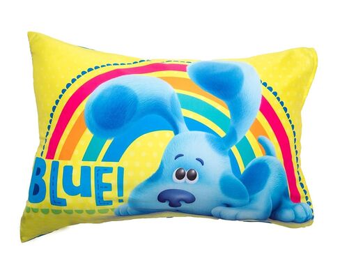 Blue's Clues 4 Piece Toddler Bedding Set - Includes Comforter, Fitted Sheet, Top Sheet, and Pillow Case - Blue's Clues Character Design for Toddler Bed in Kuwait