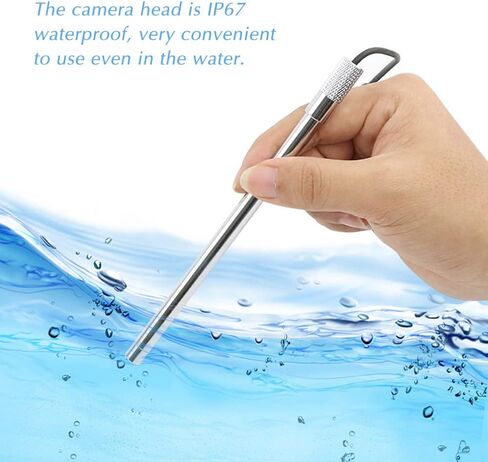USB Digital Microscope, Portable 10X to 200X HD Inspection Camera with 2MP Sensor 8 Adjustable LEDs 2 in 1 USB Micro USB Type C Connector Stand Base for Students Collectors in Kuwait