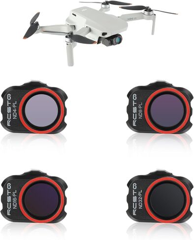 ND Filters Set Camera Lens Accessories for DJI Mavic Mini 4K/2/SE | 6Pcs Gimbal Cam Lens Filters for Mini 4K, Mini 2, Mini SE, Mini Accessories(CPL, UV, ND4/PL, ND8/PL, ND16/PL, ND32/PL) in Kuwait