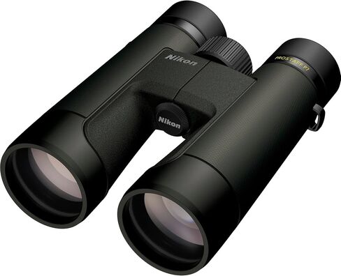 Nikon PROSTAFF P7 12x50 Binoculars Waterproof Fogproof Dielectric Phase Coated Bundle with Harness + Cleaning kit + Floating Strap in Kuwait