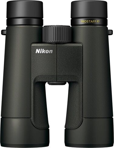 Nikon PROSTAFF P7 12x50 Binoculars Waterproof Fogproof Dielectric Phase Coated Bundle with Harness + Cleaning kit + Floating Strap in Kuwait