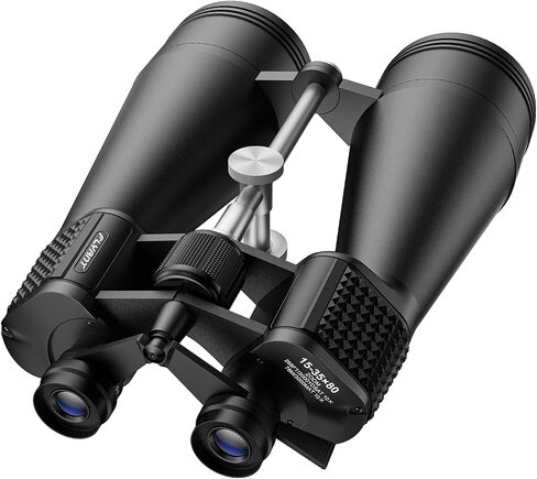 15-35x80 Astronomy Binoculars for Adults, High Powered 35x Zoom HD for Stargazing & Bird Watching, Waterproof Binocular with Tripod Adapter, Ideal Essentials for Cruise Ship, Travel, Camping, Hunting in Kuwait