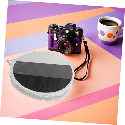 Angoily Portable Round Softbox Diffuser Cloth for Camera and Speedlight with Balanced Lighting, 12in Flash Modifier for Outdoor Photography and Studio Use in Kuwait