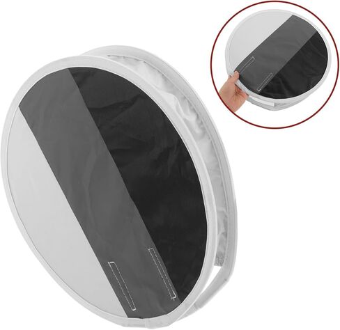 COHEALI 12in On-Camera Flash Softbox Diffuser with White, Grey, and Black Cloth Covers, Lightweight and Universally Compatible Light Modifier for Speedlight and Camera, for Portrait in Kuwait