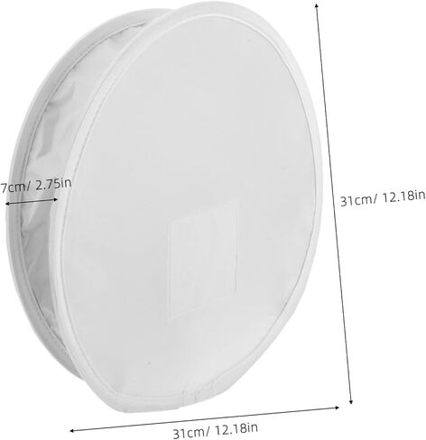 Kisangel Portable Round Softbox Diffuser Fabric for Speedlight with White, Grey, and Black Cloth Cover, Providing Balanced Lighting and Universal Compatibility for Portrait and Outdoor in Kuwait
