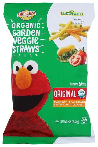 Earth's Best Organic Garden Veggie Straws, Original, 2.75 Ounce in Kuwait