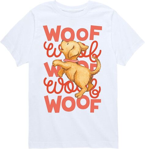 Instant Message - Biscuit the Little Yellow Puppy - Woof Woof - Toddler Short Sleeve T-Shirt in Kuwait