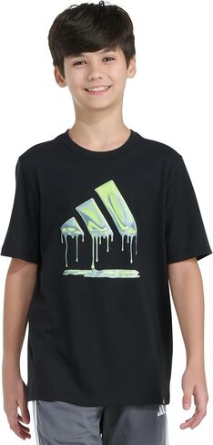 adidas Boys' Stay Dry Climalite Short Sleeve T-Shirt in Kuwait