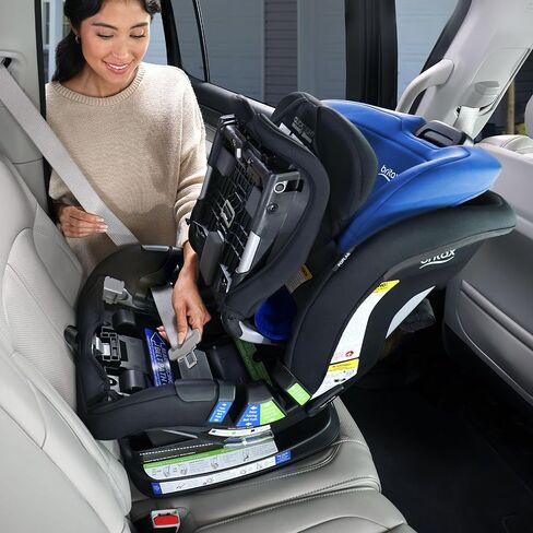 Britax Poplar Convertible Car Seat, 2-in-1 Car Seat with Slim 17-Inch Design, ClickTight Technology, Cobalt Onyx in Kuwait