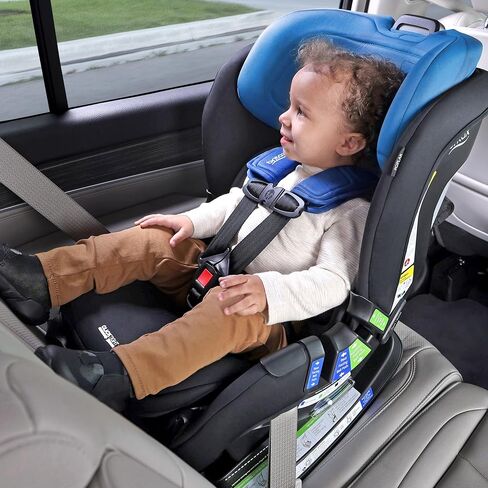 Britax Poplar Convertible Car Seat, 2-in-1 Car Seat with Slim 17-Inch Design, ClickTight Technology, Cobalt Onyx in Kuwait