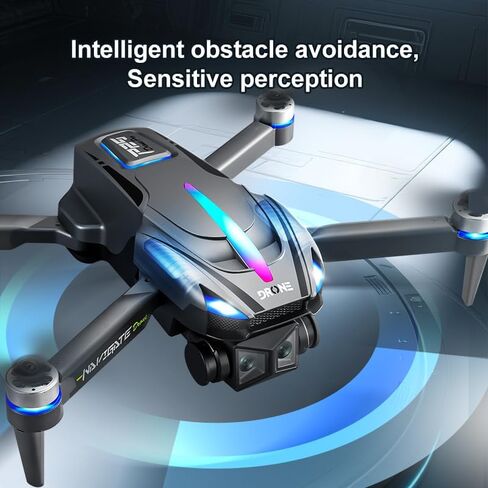 Drone with Camera 1080P HD, Brushless motor FPV Foldable Drone for Adults ，One-Key Take Off/Landing, Intelligent obstacle avoidance，360° Flips, Headless Mode，Optical Flow Positioning in Kuwait