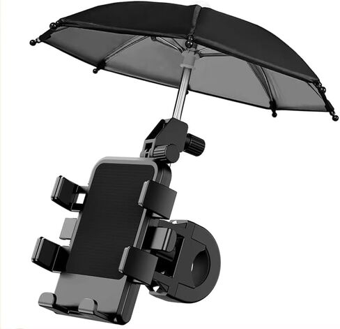 Phone Mount with Sunshade for Harley-Davidson Fat Boy 107 | 6-Claw Secure Grip Prevents Drops. Sunshade Blocks Glare For Clear Navigation. Thick ABS Construction in Kuwait