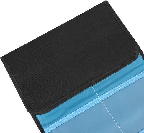 Filter Lens Bag, Shockproof Nylon Storage Pouch for Camera Filters Holds 6 Pcs Square or Round Up to 82mm, Ideal for Photography Equipment Accessory in Kuwait