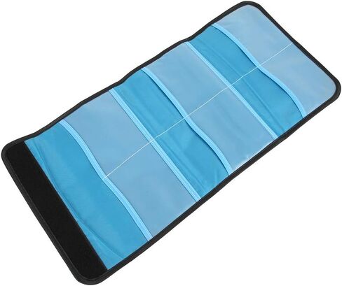 Filter Lens Bag, Shockproof Nylon Storage Pouch for Camera Filters Holds 6 Pcs Square or Round Up to 82mm, Ideal for Photography Equipment Accessory in Kuwait