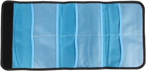 Filter Lens Bag, Shockproof Nylon Storage Pouch for Camera Filters Holds 6 Pcs Square or Round Up to 82mm, Ideal for Photography Equipment Accessory in Kuwait