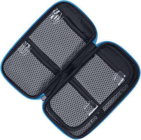 Zunate Camera Lens Filter Pouch, Multipurpose Large Capacity Shock Filter Carry Case for 30–82mm Filters, Memory Card, Lens Cloth, Cable – with Hook and Loop Strap in Kuwait