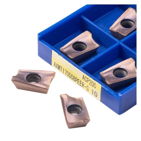 Indexable Lathe Carbide Insert 10PCS AXMT123508-G ACP200 AXMT170508-G Hard Alloy Turning Tool Milling Tools Lathe(AXMT170508-G ACP200) in Kuwait