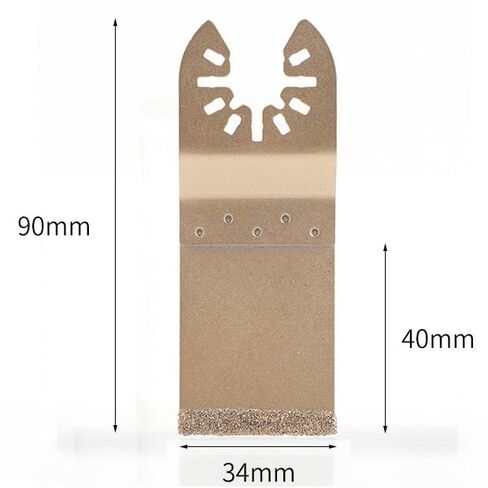 3Pcs Carbide Oscillating Multi Tool Saw Blade Set, Grout Remover for Tile Marble Cement Joint Cutting in Kuwait