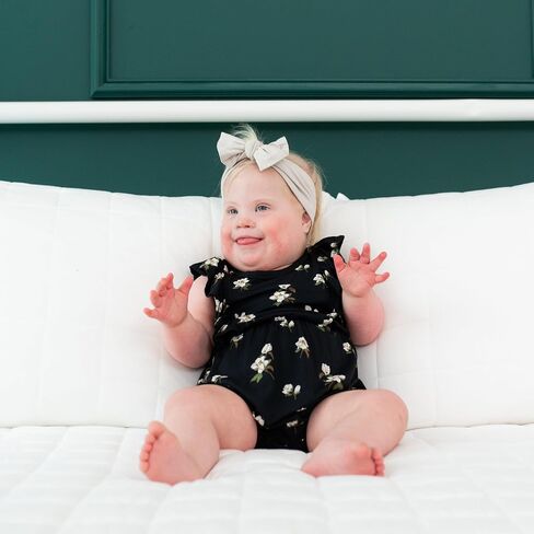 KYTE BABY Rayon Made From Bamboo Bow, (6-12 Months, Oat) in Kuwait