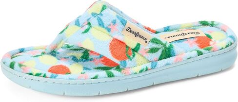 Dearfoams Women'sWrenley Terry Thong, BLUE PRINT, S in Kuwait