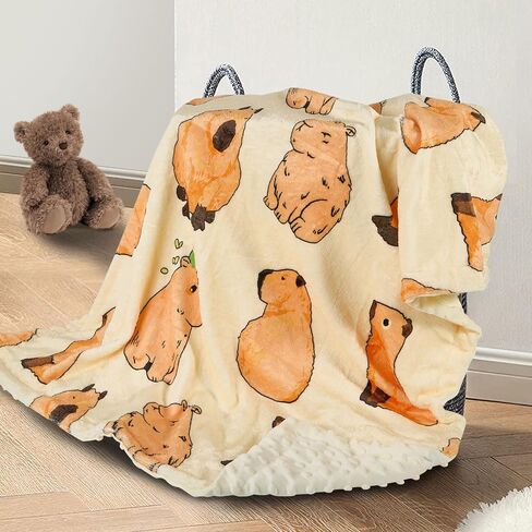 Fish Baby Blanket for Boys Girls Soft Fleece Minky Blanket with Dotted Backing Double Layer Newborn Toddler Blankie for Nursery Stroller Crib Gift to Son Nephew Grandson 26.5 * 40 Inches in Kuwait