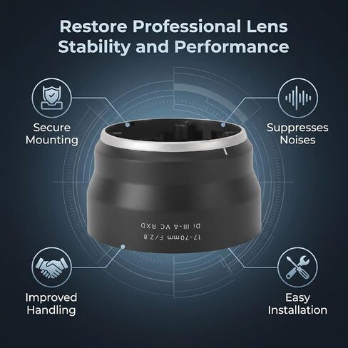Bewinner Lens Bayonet Rear Bracket Replacement for 17-70mm F2.8 Di III A VC RXD, Rear Fixed Mount Ring Repair Component, Camera Lens Support Frame, Plastic Maintenance Accessory in Kuwait