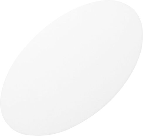 Mikikit Acrylic Ceiling Light Diffuser Cover, Anti-glare Lamp Shade Diffuser for Home Décor and Dining Rooms, White 23.5cm Diameter, Easy Maintenance Light Fixture Replacement in Kuwait