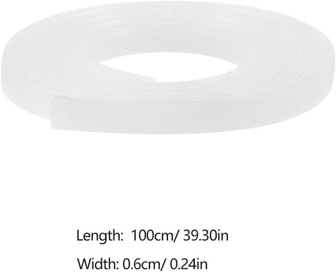 ERINGOGO PVC LED Tape Cover with Modern Appearance and Protection Flexible LED Strip Channel Diffuser for Party and Bedrooms Simple White Soft Silicone Housing in Kuwait