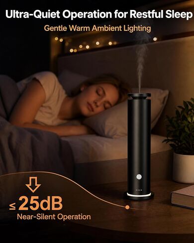 Waterless Diffuser with 5 Essential Oils Set, Hotel Collection Scent Diffuser Up to 1500 Sq.Ft, Diffuser with Remote Control, Timer & Ambient Light, Oil Diffusers for Home Office Hotel SPA in Kuwait