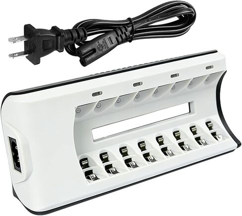 Portable Universal Battery Charger with LCD Display | Compact & Smart Charging for AA/AAA, Ni-MH/Ni-Cd（1.2V Batteries in Kuwait