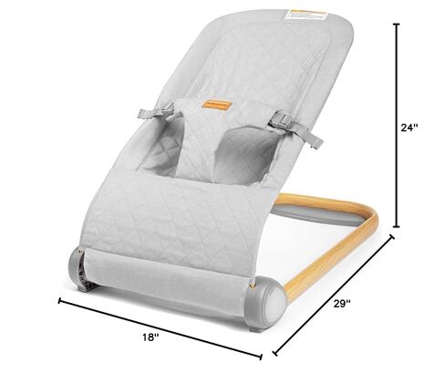 Baby Bouncer Seat, Breathable Fabric Infant Bouncer, Portable Bouncer Seat for Babies 0-6 Months, Infant Bouncy Seat for Baby Boys and Girls in Kuwait
