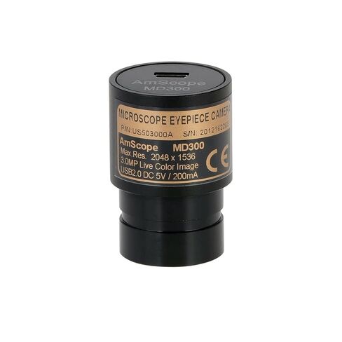 AmScope - 3MP USB 2.0 Color CMOS Digital Eyepiece Microscope Camera - MD300A in Kuwait
