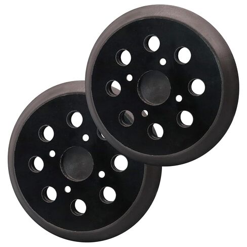 2 Pack 5 Inch Replacement Sander Pads, 8 Hole Hook and Loop Backing Pad for Random Orbital Sander, Compatible with Craftsman ROS Model 315, Ridgid R2600 R2601, Ryobi in Kuwait