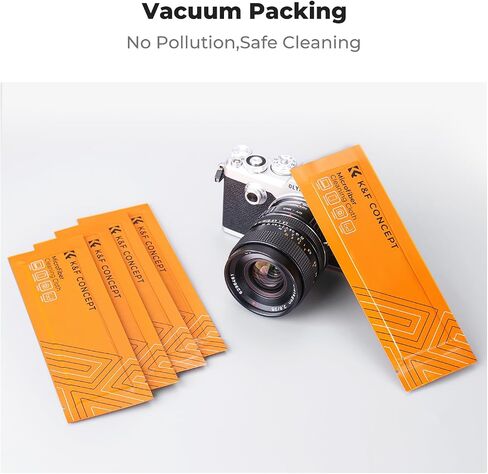 K&F CONCEPT Vacuum Packaging Microfiber Cleaning Cloths X80,for Glasses | Whtie,High-Efficiency Cleaning,Safe to Use,Washable Reusable,Easy to Carry,for TV Screen Laptop Computer iPhone filter,MC03 in Kuwait