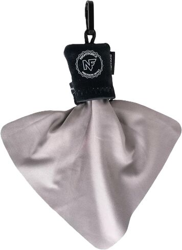 Nightforce Fob Microfiber Lens Cleaning Cloth | Attached to Protective Neoprene Pocket, Plastic Attachement Clip, Premium Grade Fabric (A133) in Kuwait