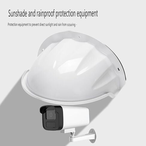 Outdoor Camera Cover Shield Security Camera Cover Outlet Cover (1PACK) | Universal Sun Rain Shade Camera Cover Shield for LED lights Outdoor Security Cameras, Surveillance Cameras socket cover in Kuwait