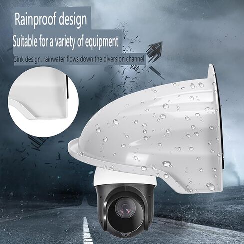 Outdoor Camera Cover Shield Security Camera Cover Outlet Cover (1PACK) | Universal Sun Rain Shade Camera Cover Shield for LED lights Outdoor Security Cameras, Surveillance Cameras socket cover in Kuwait