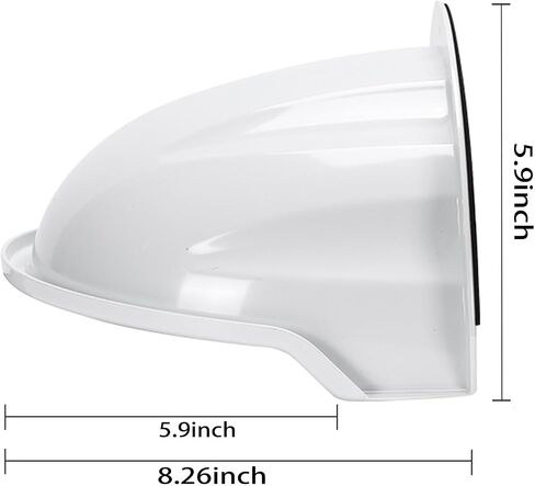 Outdoor Camera Cover Shield Security Camera Cover Outlet Cover (1PACK) | Universal Sun Rain Shade Camera Cover Shield for LED lights Outdoor Security Cameras, Surveillance Cameras socket cover in Kuwait