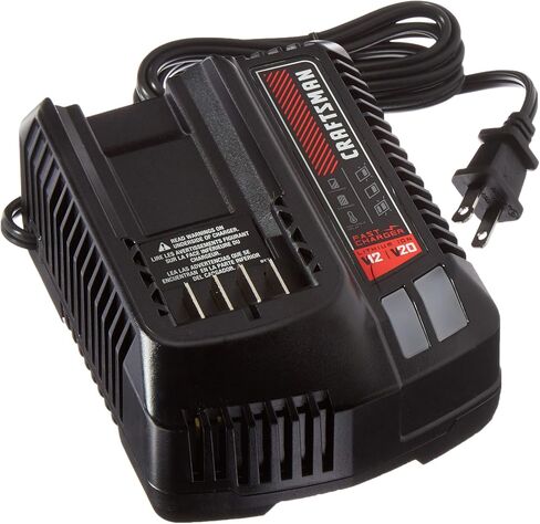 CRAFTSMAN V20 Battery Charger, LED Charging Indicator, Compatible with all CRAFTSMAN V20 Power Tool and Outdoor Tool Batteries (CMCB104) in Kuwait
