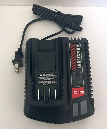 CRAFTSMAN V20 Battery Charger, LED Charging Indicator, Compatible with all CRAFTSMAN V20 Power Tool and Outdoor Tool Batteries (CMCB104) in Kuwait