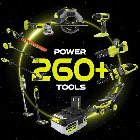 New P108 4AH Replacement for Ryobi 18V ONE + Battery P108 P102 P103 P104 P105 P107 P109 P122 Compatible with All Ryobi 18V ONE + Cordless Power Tools in Saudi Arabia