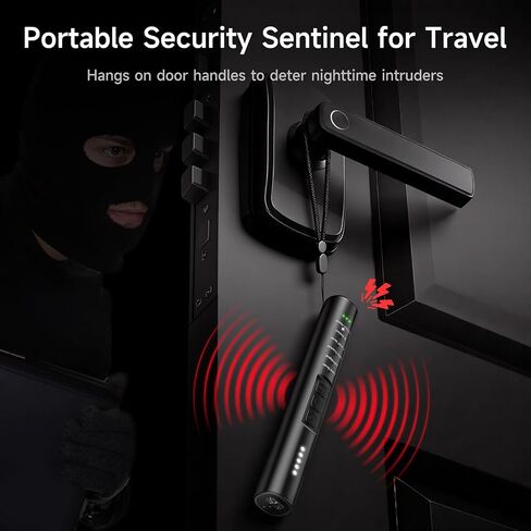 Upgraded Multi-Function Hidden Camera Detector - Precision Detection, GPS Tracker Detector, Anti-Spy RF Detector & Camera Finder for Airbnb, Hotels, Travel, and Fitting Rooms in Kuwait