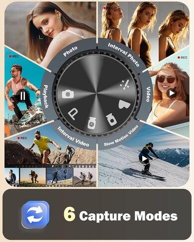 NBD 5K 64MP Digital Cameras for Photography,16X Zoom，Flip Screen,Dual-Lens | WiFi, Autofocus, Wide & Macro Lens, Microphone, 2 Batteries, 64GB Card, for YouTube, Vlogging,Travel, Beginners and Adults in Kuwait