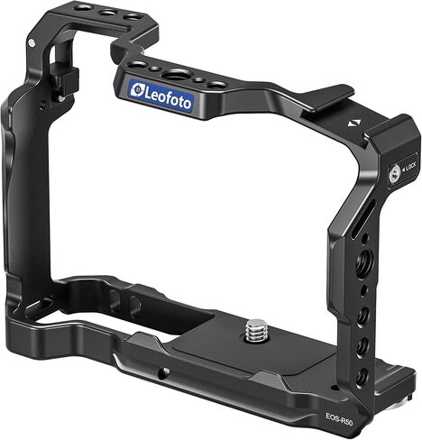 LEOFOTO EOS-R10 Camera Cage, for EOS-R10, ARRI, Cold Shoe, Anti-Twist Lock, Arca Compatible in Kuwait