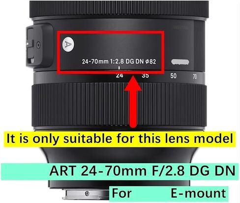 Rear Fixed Bayonet Mount Back Tube Ring, Compatible for Sigma, Art 24-70mm F2.8 DG DN 019, Camera Replacement Accessories in Kuwait