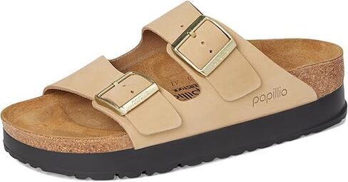 Birkenstock womens Arizona Platform Sandal - Nubuck in Kuwait