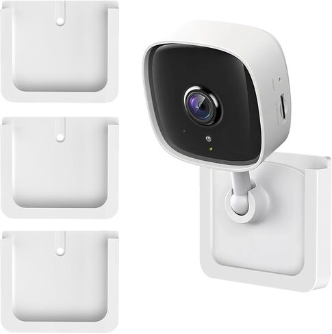 3 Pack Adhesive Wall Mount Bracket Stand for Tapo C100, C110 Camera - Strong VHB Stick On,No Drilling Camera Mount for TP Link Camera,Two Ways Installation in Kuwait