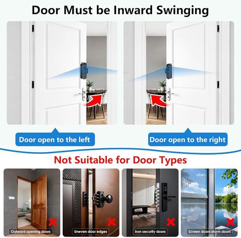 Anti-Theft Doorbell Mount for Reolink Battery Video Doorbell 2K, Adjustable Mounting Bracket Holder Accessories for Reolink Doorbell Camera, No Drill Door Mount for Rentals, Apartment Door Security in Kuwait